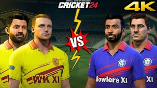 Buttlers Wicket Keeper XI vs Bumrahs Bowlers XI  Cricket 24  narenSKgamer [upl. by Pinchas]