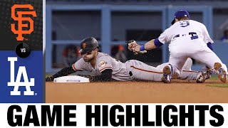 Giants vs Dodgers Game Highlights 5422  MLB Highlights [upl. by Traweek]