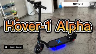 Hover 1 Alpha  Electric Scooter review [upl. by Eznyl]