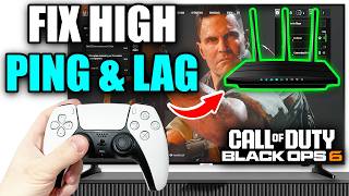 How To Fix High Ping amp Lag In COD Black Ops 6 On PS5  Easy Guide [upl. by Sawyer]