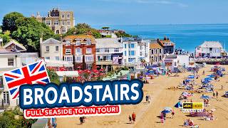 BROADSTAIRS  Full tour of holiday seaside town Broadstairs Thanet Kent [upl. by Anaujat]