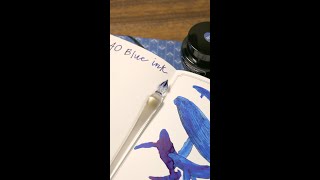 A Vibrant Ink Review  Taccia Ao Blue Ink [upl. by Down]