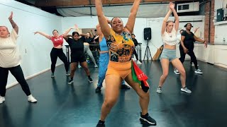 Nailah Blackman  Round and Rosie Vybz Dance Class Video [upl. by Sackville428]