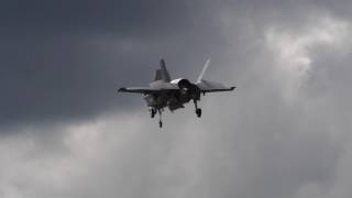 Watch an F35 Fighter Jet Hover at the 2016 Farnborough Air Show [upl. by Arytas]