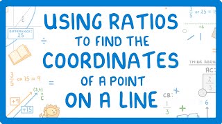 GCSE Maths  Using Ratios to Find the Coordinates of a Point On a Line 73 [upl. by Juno]