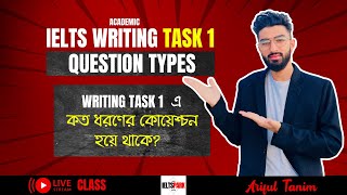 IELTS Writing Task 1 এ কত ধরণের Question হয়ে থাকে  IELTS Writing Task 1 Question Types [upl. by Keefe62]