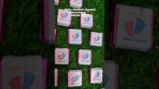 Baby shower Square chocolate  Niki chocolates RETURNGIFT love giftideas shorts diwali [upl. by Assena]