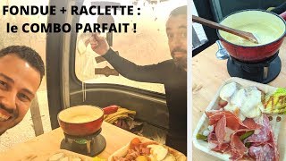 FONDUE et RACLETTE  les 2 en même temps  VLOG 942 [upl. by Neelahs]