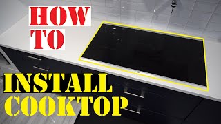 HOW TO INSTALL ELECTRIC AND INDUCTION COOKTOP [upl. by Nomra661]