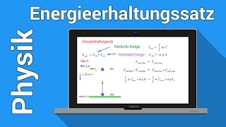 Energieerhaltungssatz Potentielle und Kinetische Energie  Physik Nachhilfe [upl. by Banna211]