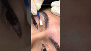 Brow Lamination at home  Tutorial  brow lamination and tint [upl. by Ahsiakal]