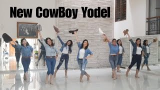 New CowBoy Yodel Line Dance demo amp count [upl. by Naujud]