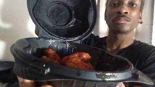 Pizza Hut MUKBANG Large pizza  Boneless Wings [upl. by Oicnanev]