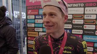 Georg Steinhauser  Interview at the finish  Stage 17  Giro dItalia 2024 [upl. by Maise]