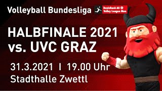 AVL Halbfinalspiel URW Raiffeisen Waldviertel vs UVC Graz 4tes Spiel [upl. by Samp]