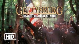 Chamberlains Charge on Little Round Top  quotGettysburgquot 1993 [upl. by Ellennahs]