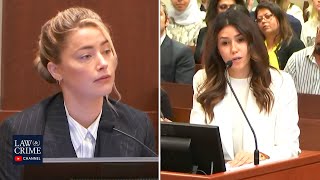 Amber Heard CrossExamined by Johnny Depps Lawyer  Part One  Day 17 Depp v Heard [upl. by Brink74]