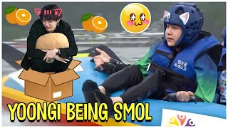 Yoongi Being Smol  BTS Suga Cute Moments [upl. by Plumbo]