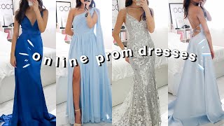 TRYING ON PROM DRESSES ONLINE JJsHOUSE [upl. by Kan]