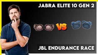 Jabra Elite 10 Gen 2 vs JBL Endurance Race Comparison [upl. by Alleda]