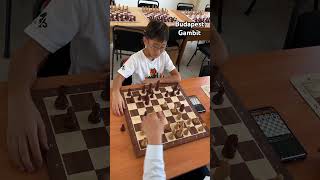 Будапештский гамбит в индийской защите chessgame budapest gambit budapestgambit fide ajedrez [upl. by Archangel]