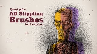 AD Stippling Brushes  Sample of use 1 [upl. by Delmore573]