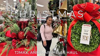 CHRISTMAS 2024 SHOPPING HAUL TJMAX amp MARSHALLS [upl. by Lustig]