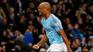 VINCENT KOMPANY Goal vs Leicester city [upl. by Kristo516]