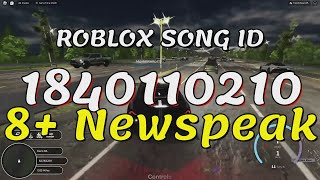 8 Newspeak Roblox Song IDsCodes [upl. by Hein]