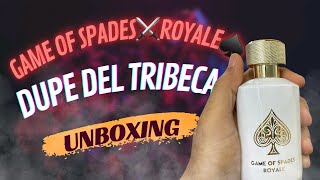 DUPE DEL TRIBECA DE BOND NO 9 Unboxing De GAME OF SPADES JUEGO DE ESPADAS  ⚔️ ♠️ Joe Milano [upl. by Liana745]