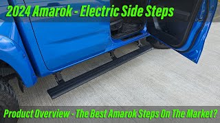 Volkswagen Amarok 2023 New Generation Electric Side Steps from newamarokcouk [upl. by Aretahs]