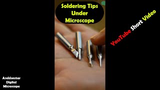 Soldering Under Microscope YouTube Short Video youtubeshorts shorts shortsfeed [upl. by Zetrauq]