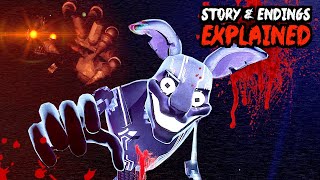 Fnaf Security Breach RUIN DLC STORY amp ALL ENDINGS EXPLAINED [upl. by Sedrul]