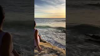 I tried La Jolla San Diego sunset travel touristattraction [upl. by Erdnoed]