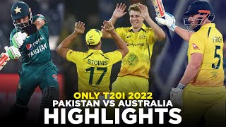 Full Highlights  Pakistan vs Australia  Only T20I 2022  PCB  MM2A  PAKvAUS  SportsCentral [upl. by Arakal]