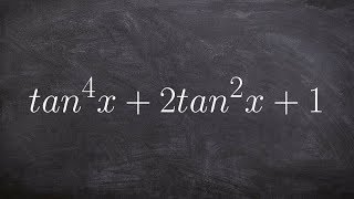 How to factor a trinomial of a trig identity [upl. by Meares]