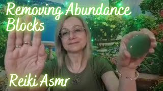 Reiki to Remove abundance blocks ASMR green aventurine crystal healing [upl. by Parette487]