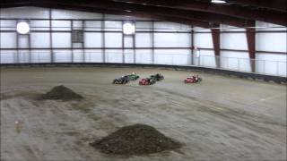 BMI Indoor Speedway  High Banked  Dirt Oval [upl. by Liatnahs]