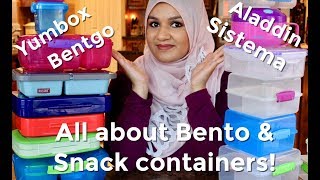 All About Bento Lunch Containers  Yumbox vs Bentgo  Sistema and much more [upl. by Pelagia]