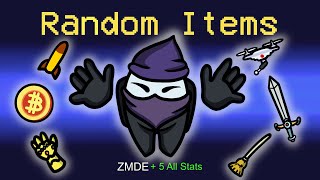 Among Us But RANDOM ITEMS Mod [upl. by Ylahtan84]