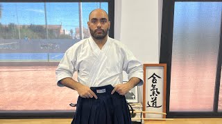 Como ponerse una Hakama en aikido how to wear a Hakama [upl. by Koblas]