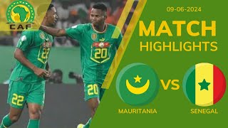 MAURITANIA 0 1 SENEGAL CAF WC QUALIFICATION 1ST STAGE  EXTENDED HIGHLIGHTS  090624 [upl. by Payson954]