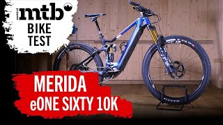 Merida eONE Sixty 10K I Biketest I Shimano EP8 I 630Wh Akku I Neu I 2021 I EMTB Test [upl. by Mcneil]