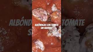 recetafacil Albóndigas con tomate 🍅 sinharina [upl. by Katrinka827]