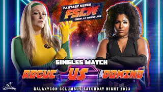 XMENS ROGUE Allysin Kay VS XFORCES DOMINO Marti Bell FULL MATCH [upl. by Pokorny626]