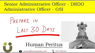 How to Prepare UPSC Senior Administrative Officer DRDO and GSI 2024 [upl. by Hilton]