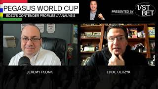 Eddie Olczyk Pegasus World Cup Contenders Skippylongstocking [upl. by Attekahs]