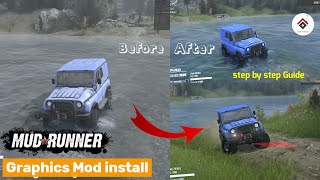 Spintires MudRunner Summer Graphics mod Install  How to increase Graphics Settings in MudRunner [upl. by Nahama]