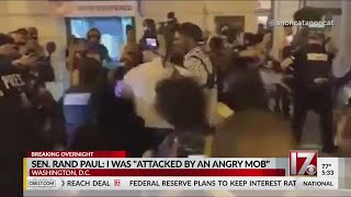 Sen Rand Paul confronted by crazed mob in DC [upl. by Cato7]