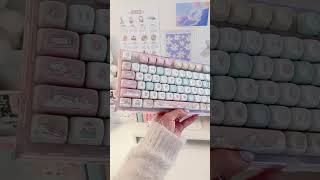 moa profile keycaps 🍭 yunzii moa keyboard [upl. by Sabsay]